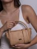 Marc Ellis Schultertasche in ALMOND BROWN
