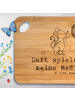 Mr. & Mrs. Panda Holzschneidebrett Maus Dart spielen mit Spruch in Braun