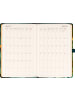 NOTIQUE Planbook Notizbuch 2027 mit elastischem Verschluss in Katze - 13 x 21 cm