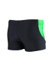 Aquarti Jungen Kurze Badehose mit Einsätzen Seitlich in grün
