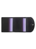 DuDu Malaita Geldbörse Leder 11 cm in black-lavander