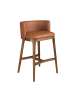 Angel Cerdá Hocker 4158 in Braun/Walnuss – (B)53 x (H)84 x (T)51 cm