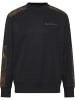 Carlo Colucci Sweatshirt Dapunt in Schwarz