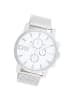 Oozoo Analog-Armbanduhr Oozoo Timepieces silber extra groß (ca. 48mm)