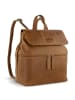 KLONDIKE 1896 Gold Mike City Rucksack Leder 30 cm in cognac