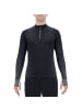 UYN M EXCELERATILONGSLEEVE ZIP in Schwarz
