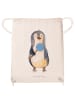 Mr. & Mrs. Panda Sportbeutel Pinguin Lolli ohne Spruch in Creme
