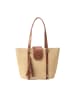 IZIA Shopper Bag in Kamel Beige