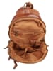X-ZONE Crossover Bag echt Leder in cognac
