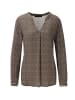 Aniston CASUAL Schlupfbluse in braun-beige