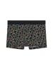 HOM Retro Boxer Boxer Briefs Red Rock in black print