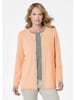 GOLDNER Eleganter Herbstcardigan mit Rundhals in pfirsich