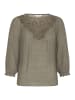 b. young Langarm-Bluse BYIKELLY Loose fit in Olive Night