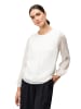 Zero  Blusenshirt mit transparenten Ärmeln in Offwhite