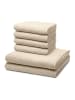 Ross 4 X Handtuch 2 X Duschtuch im Set Sensual Skin in Natur