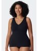 Schiesser Top mit Pads in schwarz