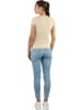 Janice 2 x Damen T-Shirt hochgeschlossen Nice in Beige