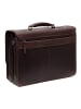 The Chesterfield Brand Glenwood Aktentaschen Messenger Leder 42 cm Laptopfach in brown