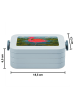 Mr. & Mrs. Panda Bentobox Flamingo Classic Design ohne Spruch in Blau Pastell