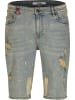 2Y Premium Denim Short in sand blue