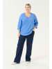 KAFFE curve Langarm-Bluse KClunda in Ebb and Flow