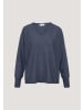 Hessnatur Hessnatur Pullover Oversize aus TENCEL™ Lyocell und Bio-Baumwolle in graphitblau