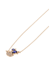 NAEMI Women Necklace in Rose Gold Navy