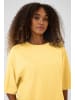Cream T-Shirt kurzarm CROkina Baggy fit in Mellow Yellow