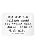 Mr. & Mrs. Panda Magnet Spruch Kollege Freude mit Spruch in Weiß