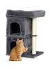 Pawhut Kratzbaum Dunkelgrau 45L x 40B x 66H cm