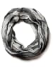 styleBREAKER Loop Schal in Schwarz-Grau