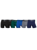 JBS Boxershort 6er Pack in Schwarz/Grün/Blau/Grau