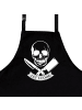 COFI 1453 Kochschürze "Lets Cook" für Herren OneSize in Schwarz in Schwarz