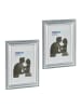 relaxdays 2 x Bilderrahmen in Silber - 20 x 30 cm