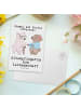 Mr. & Mrs. Panda Postkarte Altenpflegerin Leidenschaft mit Spruch in Weiß