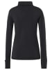 super.natural W BUNNY ROLL NECK in schwarz