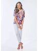 GOLDNER Shirt Druckshirt mit raffinierten Details in bunt / gemustert