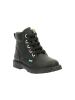 Kickers Kinder-Lederstiefeletten „Kick Bluck“ Schwarz