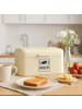 relaxdays Brotkasten in Beige – (B)30 x (H)16,5 x (T)19 cm