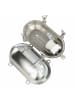 Licht-Erlebnisse Außen Wandlampe (B)21 x (H)13 cm in Nickel matt