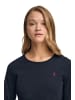 Polo Club Langarmshirt in Navyblau