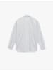 KOTON SHIRTS LS in Weiß Gestreift
