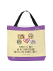 Mr. & Mrs. Panda Schultasche Igel Familie mit Spruch in Gelb Pastell