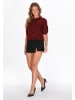 faina Women Sweater in wine red