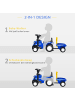 HOMCOM Kinderfahrzeug in Blau 91L x 29B x 44H cm