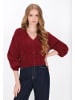 DreiMaster Women Cardigan in burgundy