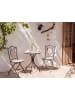 Beliani 3-tlg Bistro Set SETTALA in Bunt/Schwarz/Beige