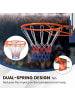 COSTWAY Ø45cm Basketballkorb für Wandmontage in Orange