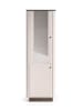 Feldmann-Wohnen Vitrine Vilavio Kaschmir Windmill Eiche dunkel 65 / 40 / 200cm
