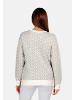 KEY LARGO Pullover 'PATTERN' in grau-meliert